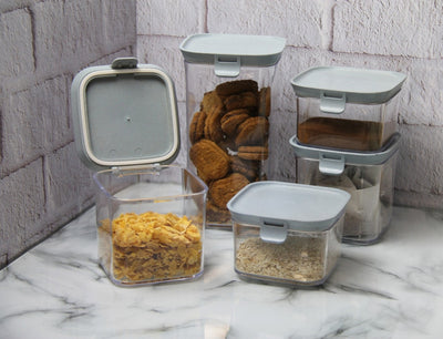 Lock Storage Container Set - 5pc-Blue