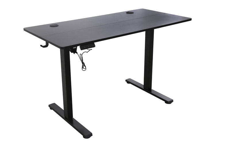 Height Adjustable Office Desk -  Black