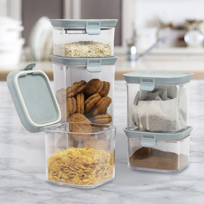 Lock Storage Container Set - 5pc-Blue