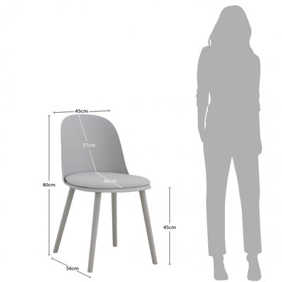 Oslo Chair - Grey - Finery