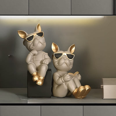 Bulldog Book Holder - Grey