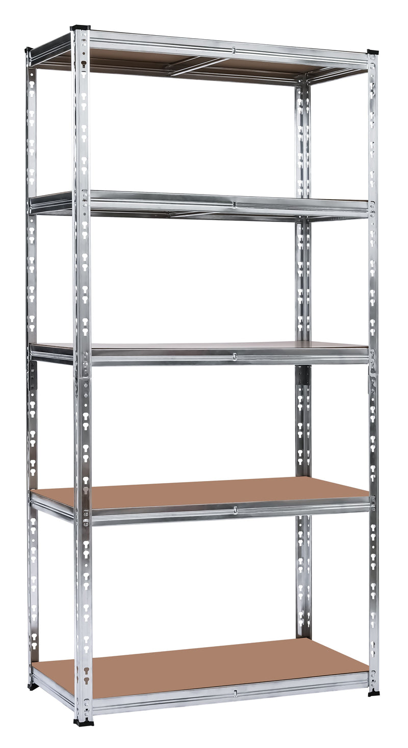 5 Tier Shelf - Galvanized Steel - 180 x 90 x 30 cm
