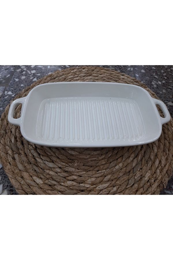 Slim Trim Oven Dish White