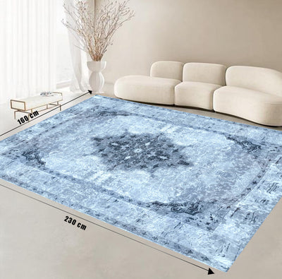 Tromso Velvet Print Carpet - Fine Living