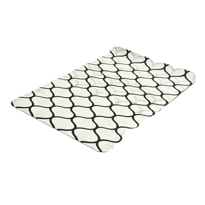 FlowEase - White - Rectangle Bath Mat - 40*60cm