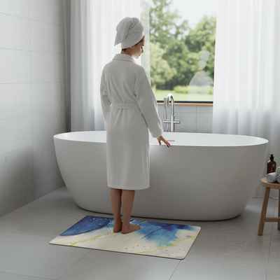 Pebble Plush - Rectangle Bath Mat -60*90cm