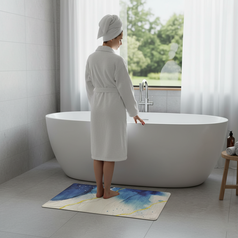 Pebble Plush - Rectangle Bath Mat -60*90cm