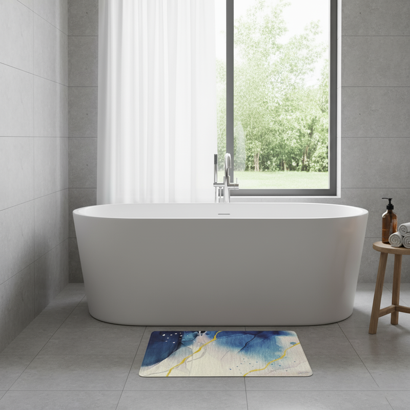 Pebble Plush - Rectangle Bath Mat -60*90cm