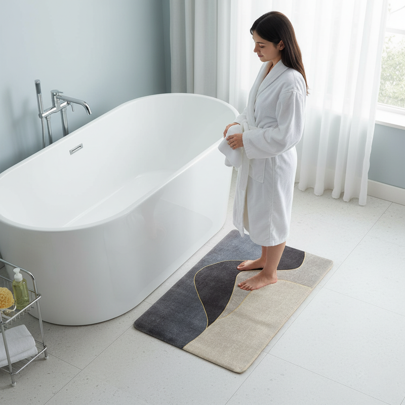 Curve Comfort - Rectangle Bath Mat -60*90cm