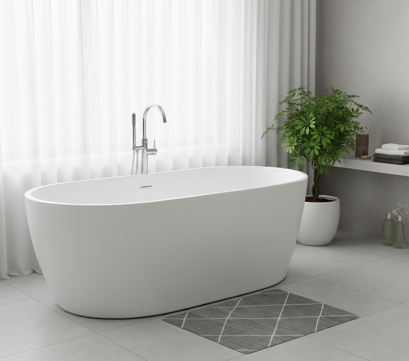 Ellipse - Rectangle Bath Mat - 80*100cm