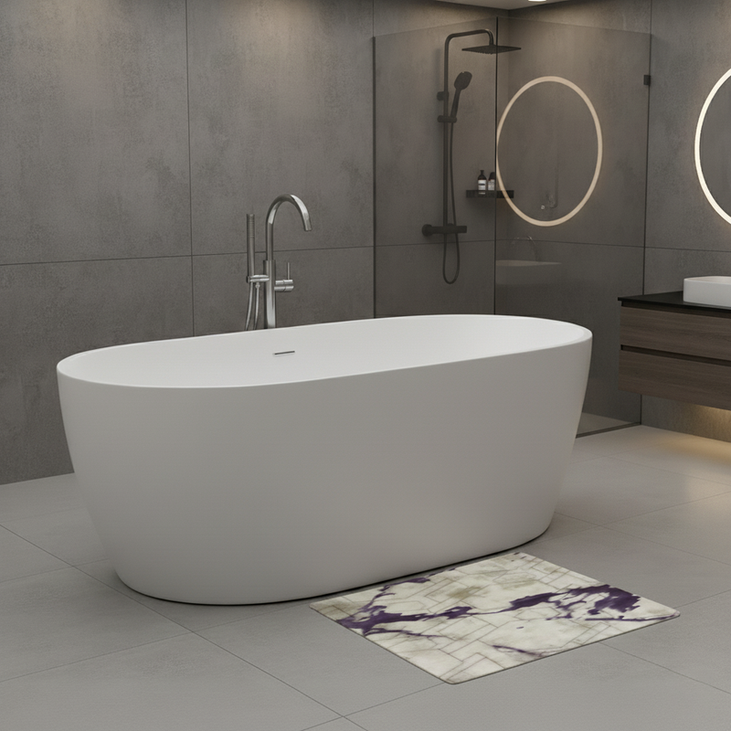 Aura - Rectangle Bath Mat -80*100cm