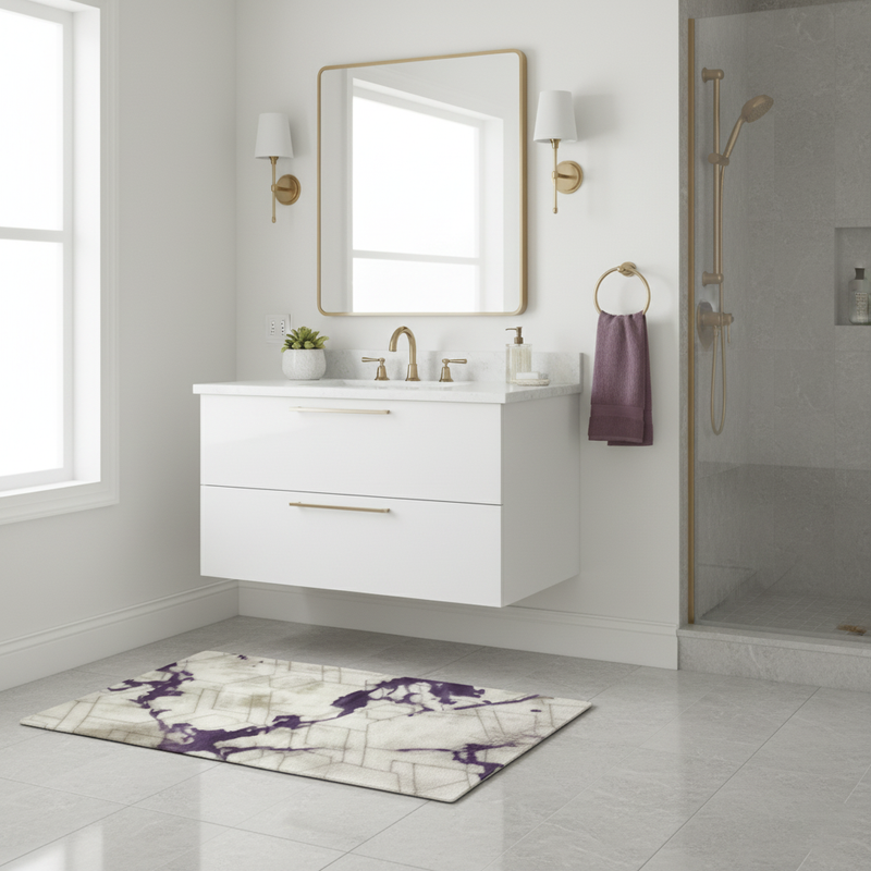 Aura - Rectangle Bath Mat -80*100cm