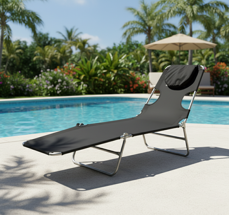 FaceSpace Lounge Chair - Black Fine  Living