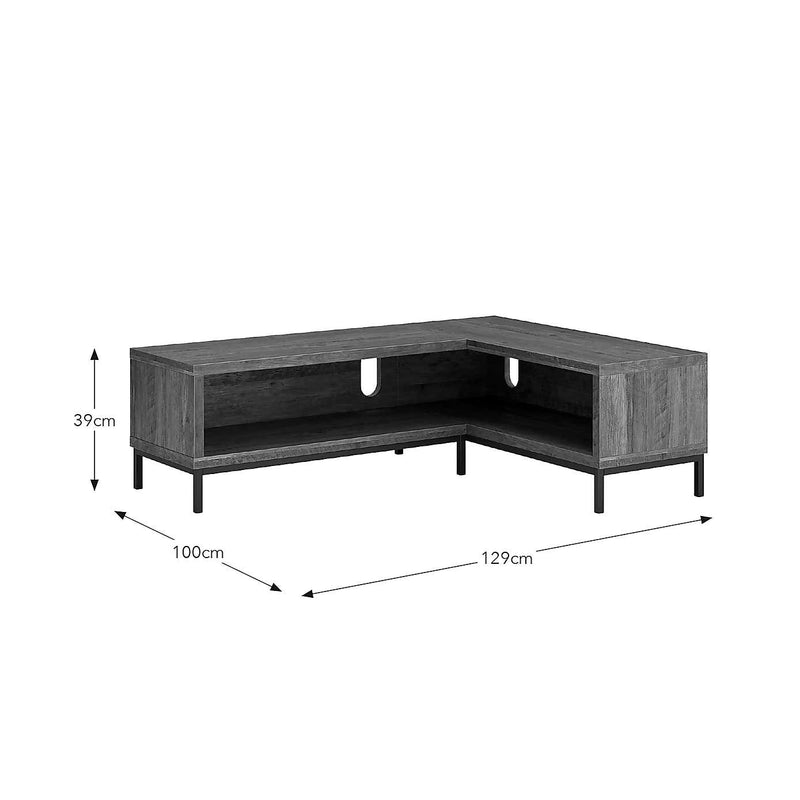 Lancaster L Shape TV stand Unit - Fine Living