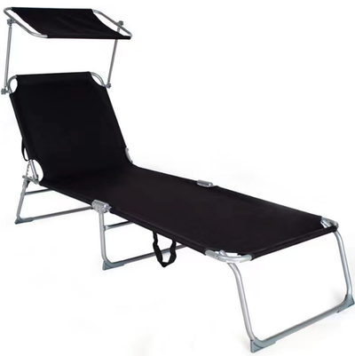 Sun Lounge Chair - Black - Finery