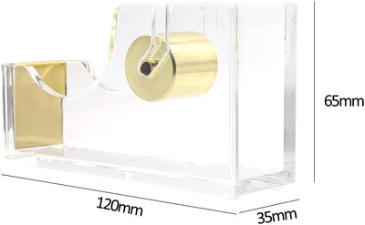 Acrylic Sellotape Holder - Gold