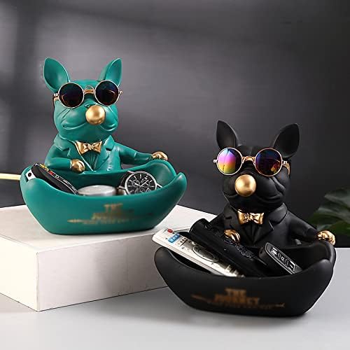 Bulldog with Mini Bowl-Black