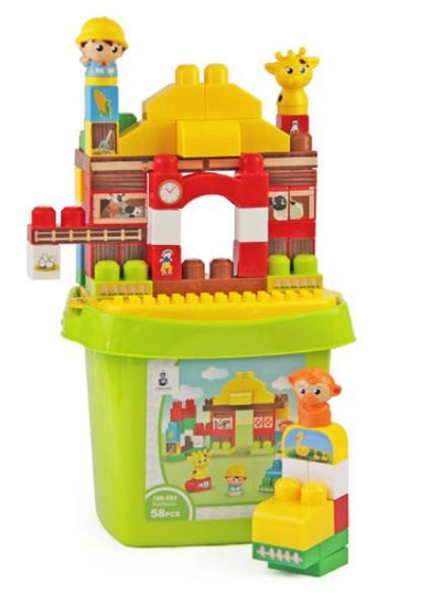 Jeronimo Block Bucket - Green 58pc