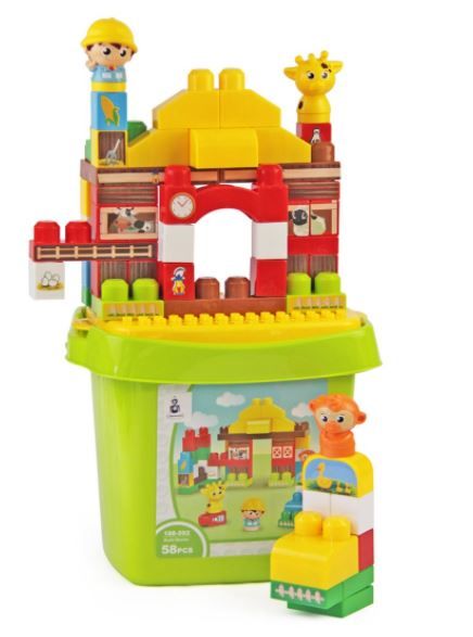 Jeronimo Block Bucket - Green 58pc