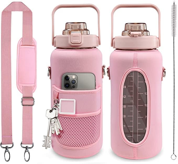 Water Bottle Pouch-Pink