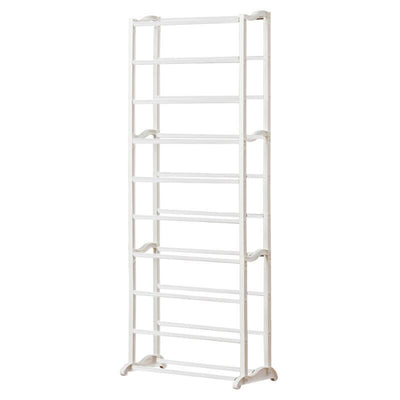 Fine Living - 10 Tier Shoe Rack - White