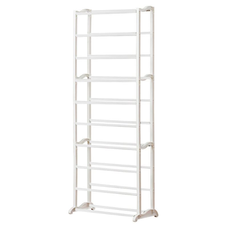 Fine Living - 10 Tier Shoe Rack - White