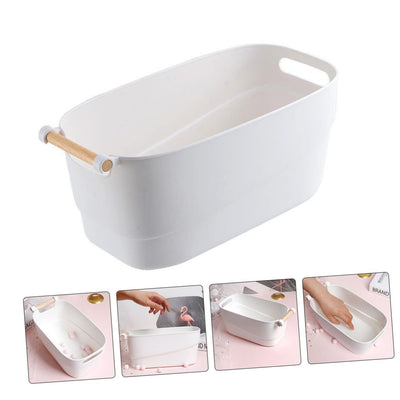 Elegance Storage Basket - L - White - Fine Living