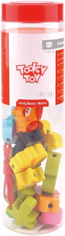 Nuovo  Wooden Lacing Blocks - Marine