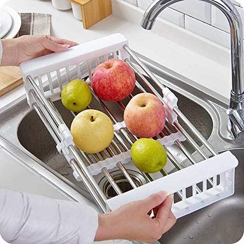 Fine Living - Extended Over Sink Drainer - Grey