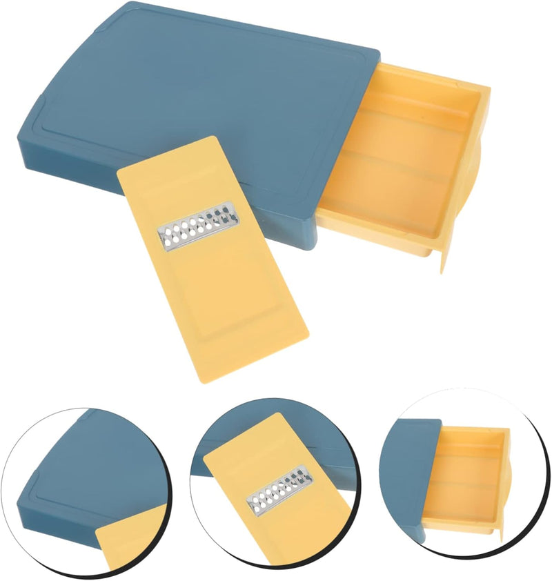 Fine Living Chop/Clear Board yellow/blue