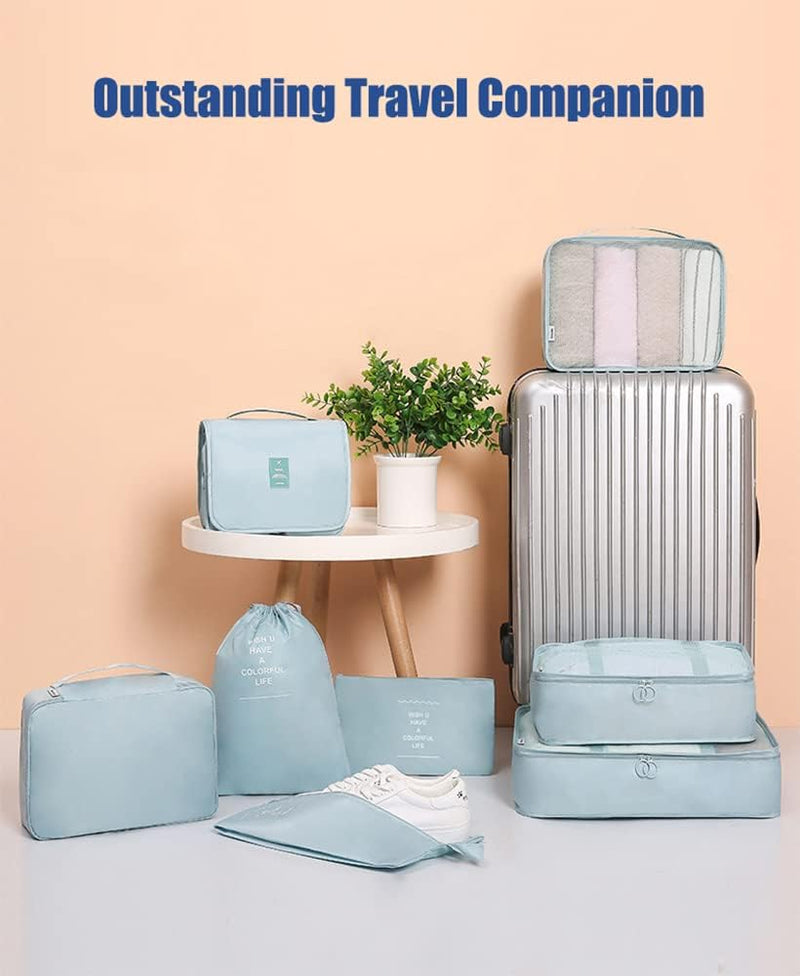 Fine Living Rover 9pc Organizer bag - Turquoise