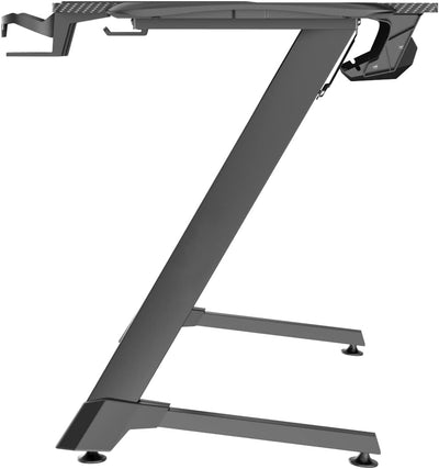 CyberGlow LED Light Gaming Desk - Fine Living