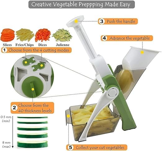 ChopCraft  Vegetable Cutter - White/Grey - Fine Living