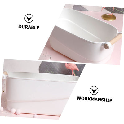 Elegance Storage Basket - L - White - Fine Living