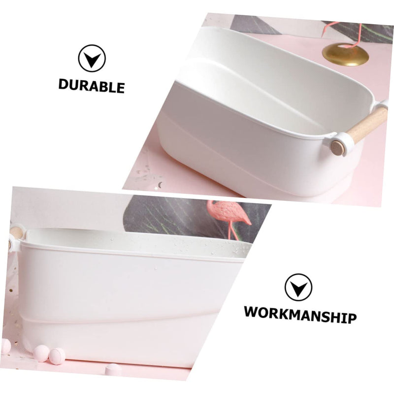 Elegance Storage Basket - L - White - Fine Living