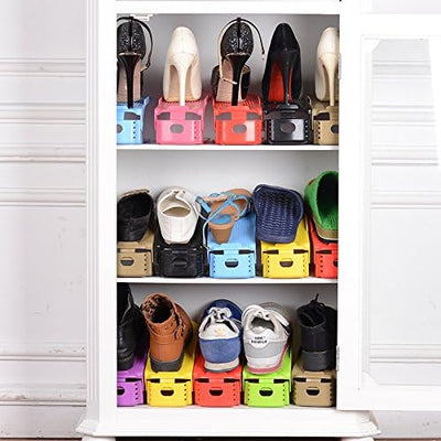 Shoe Organizer - Set of 6 - Grey