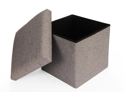 Storage Ottoman Double - Light Grey