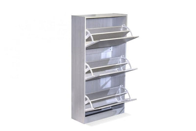 Fine Living Shoe Cabinet - Classic 3 Tier - Maple