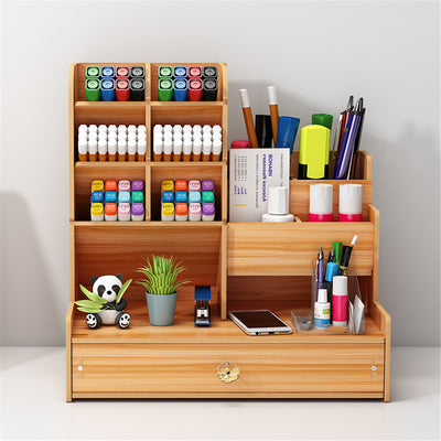 Desktop Wooden Stationary Organizer