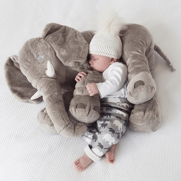Elephant Baby Pillow - Grey - Nuovo