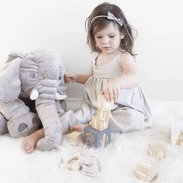 Elephant Baby Pillow - Grey - Nuovo