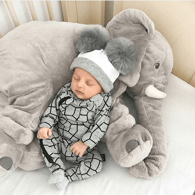 Elephant Baby Pillow - Grey - Nuovo