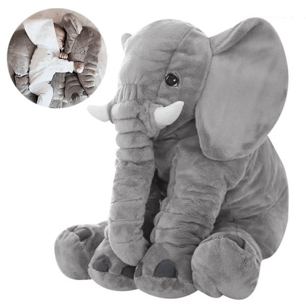 Elephant Baby Pillow - Grey - Nuovo