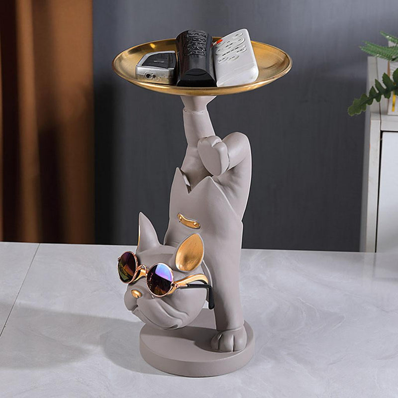 Yoga Bulldog-Grey
