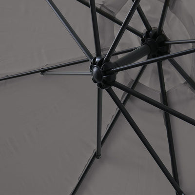 Ibiza Cantilever Umbrella - Grey - Finery