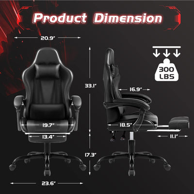 CyberPulse Gaming chair - Black