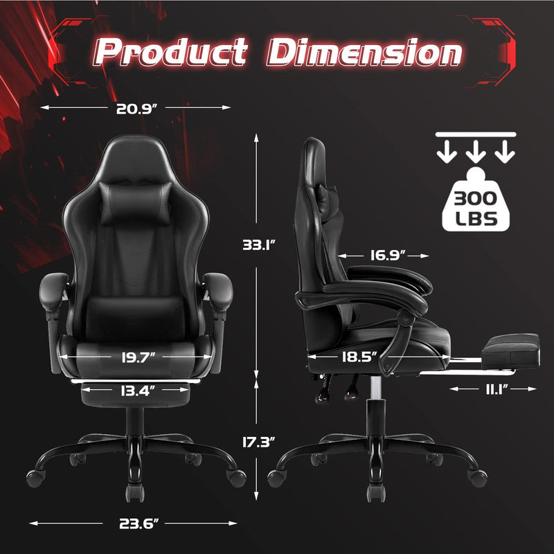CyberPulse Gaming chair - Black