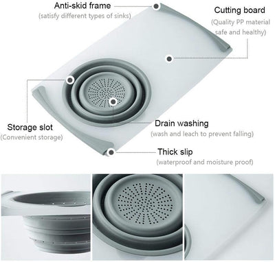 Fine Living - Chopping Board & Drainer