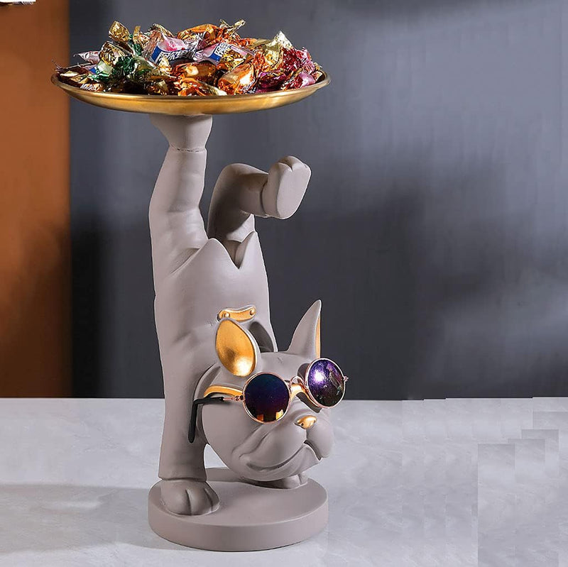 Yoga Bulldog-Grey