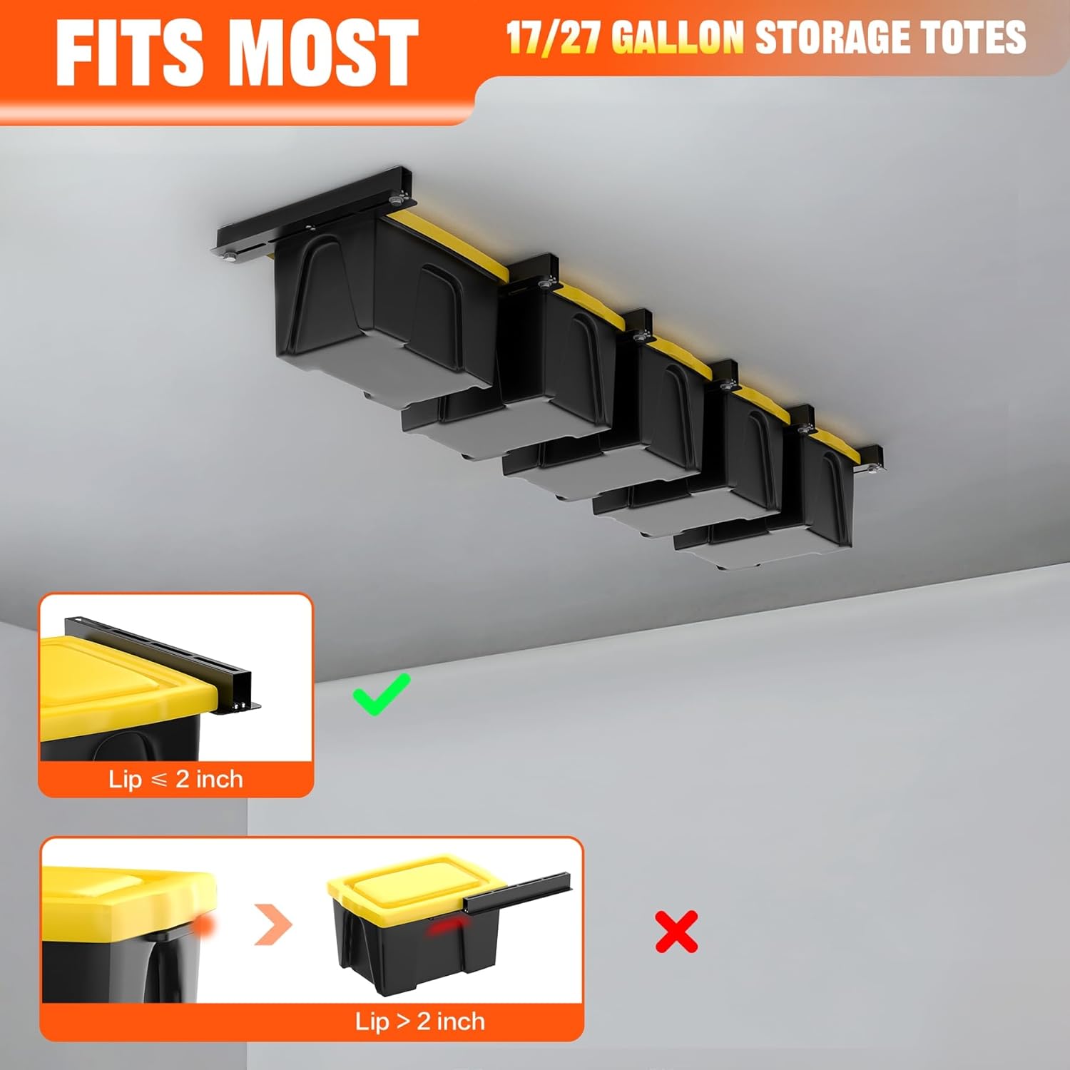 Loadmaster Utility Rack LoadMaster Overhead Garage Storage Rack (3 piece) - Fine Living – Calasca